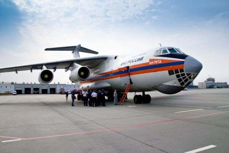 Крушение самолёта МЧС РФ ИЛ-76 в Иркутской области